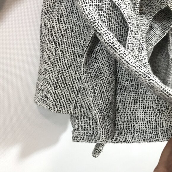 Vintage Wide Leg Trouser Pants and Belted Jacket Black White Women M, SANGAM - Picture 11 of 16